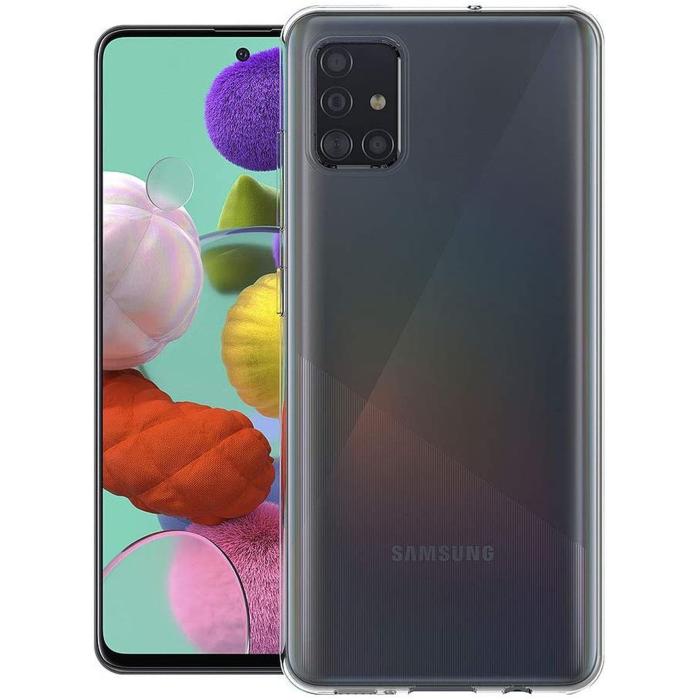 OEM - Samsung Galaxy A51 Skal Clear 2mm Mjukplast Transparant