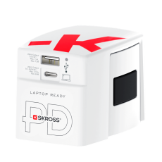 UTGATT1 - SKROSS Väggladdare USB-A/USB-C Med USB-C Kabel - Vit