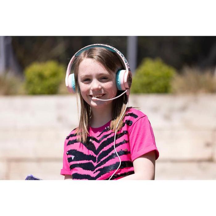 LOL - LOL Interaktiv hörlurar / headset On-Ear 85 / 94dB Bom-Mik - Rosa