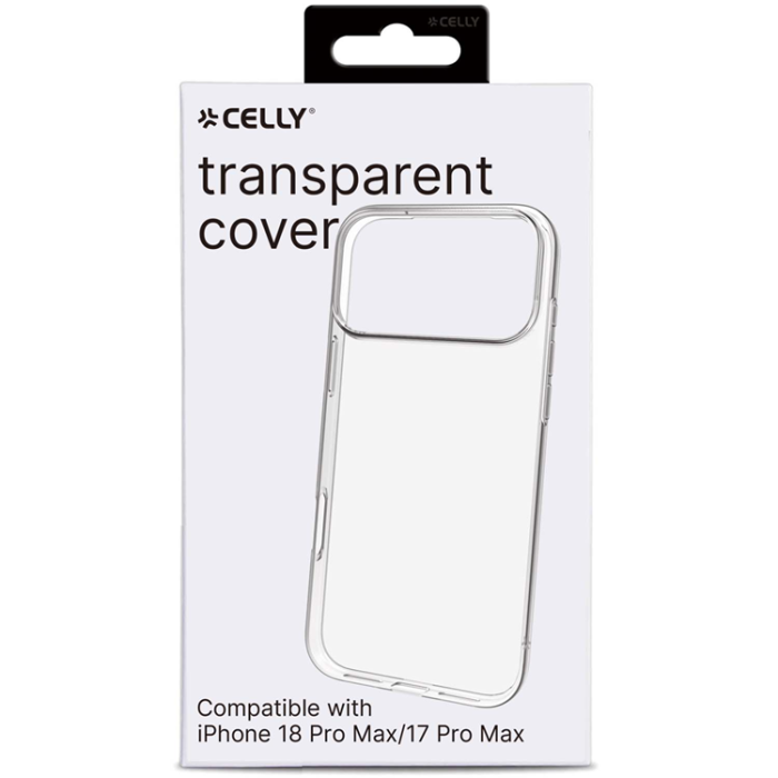 Celly - Celly Mobilskal för iPhone 18 Pro Max/17 Pro Max Gelskin TPU - Transparent