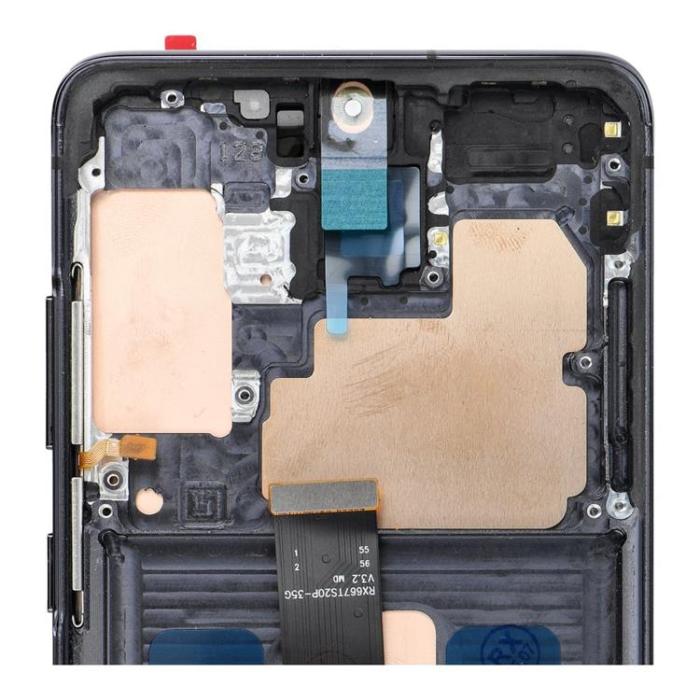 OEM - SAMSUNG S20 Plus Skärm med LCD-display SOFT OLED - Svart