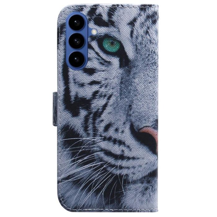 OEM - Samsung Galaxy S26 / S26 Pro Plånboksfodral Mönstertryck Konstläder - Tiger