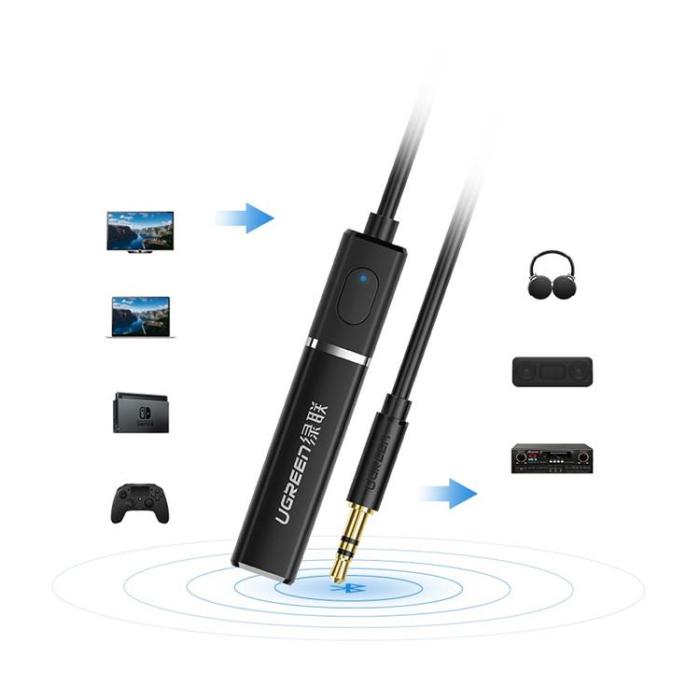 Ugreen - Ugreen Bluetooth 5.0 Audio Adapter Sändare Trådlös - Svart
