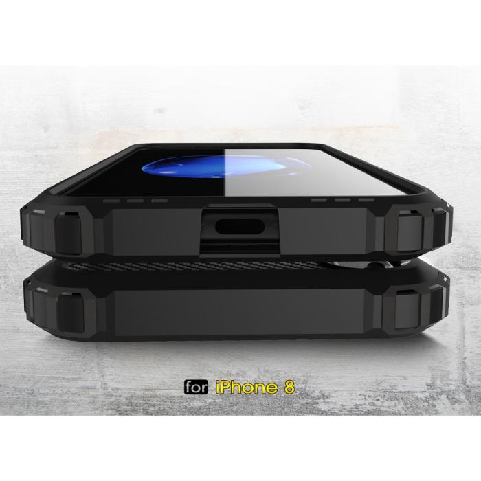 UTGATT4 - Hybrid Armor Mobilskal till iPhone XS / X - Silver