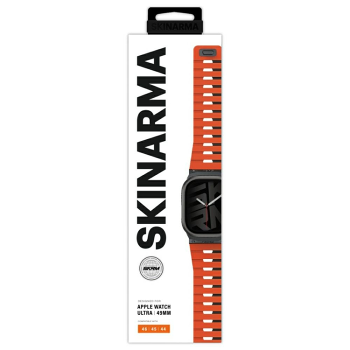 Skinarma - Skinarma Apple Watch 49/46/45/44 Armband Gemini - Orange