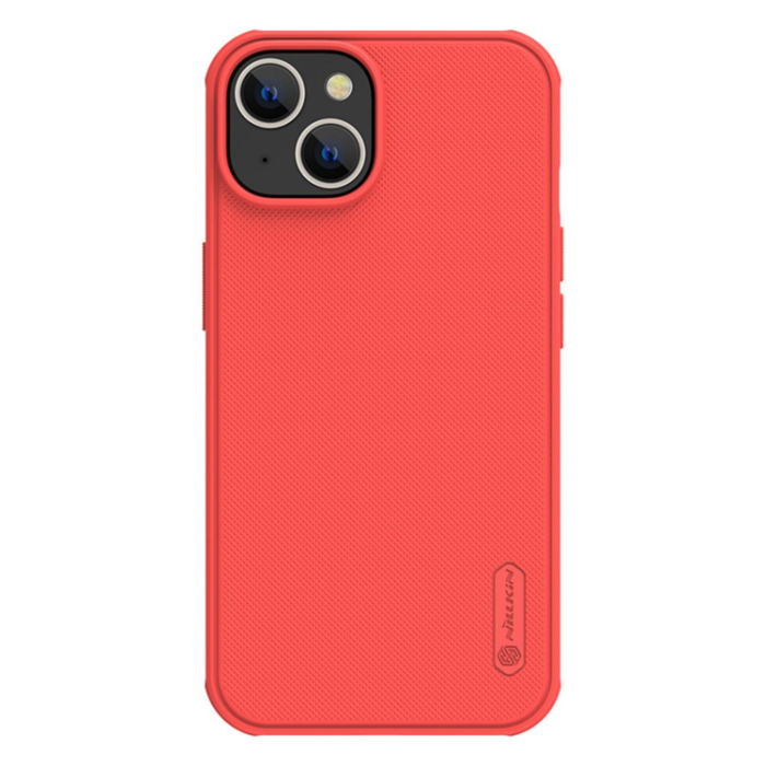 Nillkin - Nillkin iPhone 14 Plus Skal Super Frosted Shield Pro - Röd