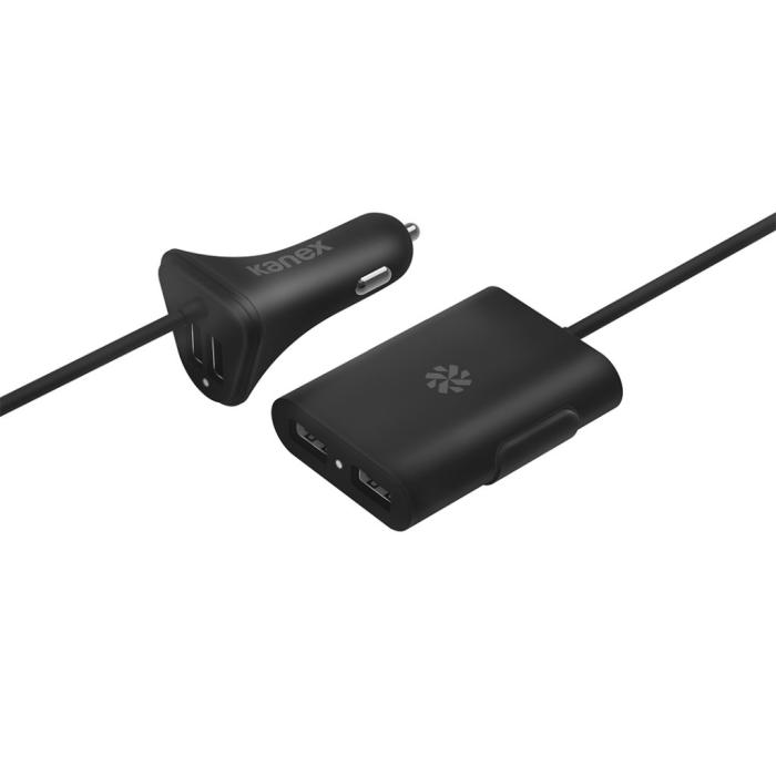 UTGATT1 - Kanex GoPower Shareable Billaddare - 4 USB portar