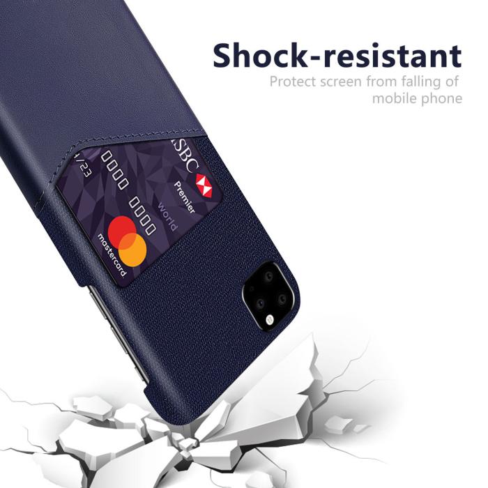 UTGATT1 - Mobilskal med korthållare till iPhone 11 Pro - Blå