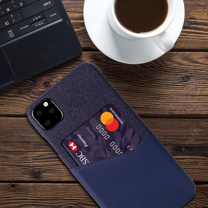 UTGATT1 - Mobilskal med korthållare till iPhone 11 Pro - Blå