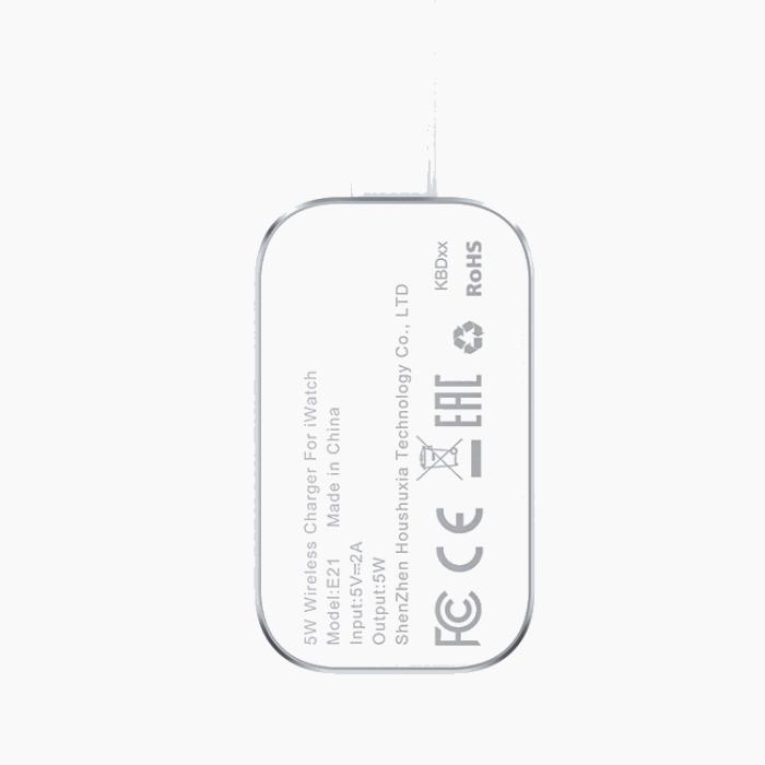 Acefast - Acefast E21 5W Trådlös Laddare för Apple Watch - Silver