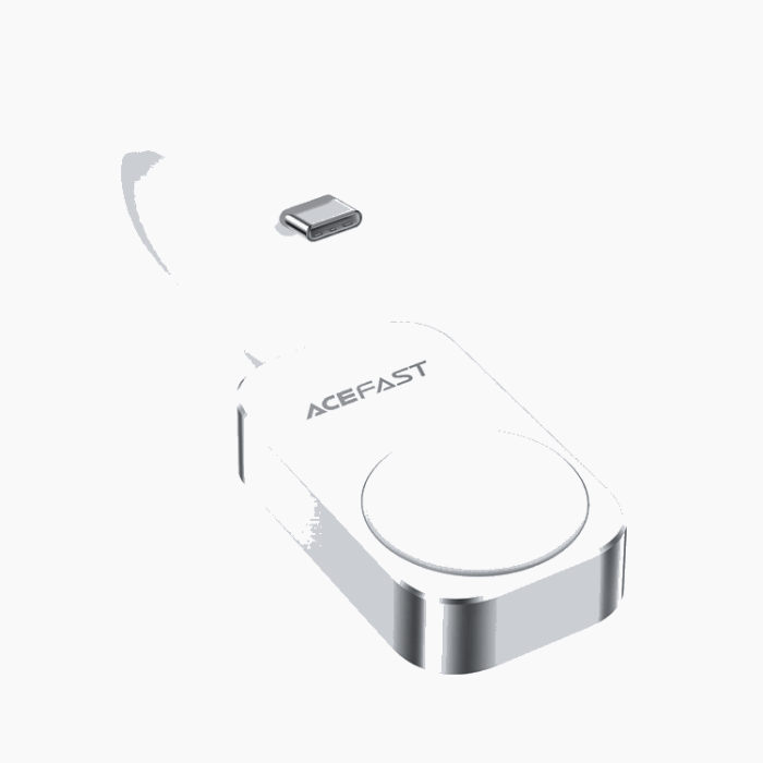 Acefast - Acefast E21 5W Trådlös Laddare för Apple Watch - Silver