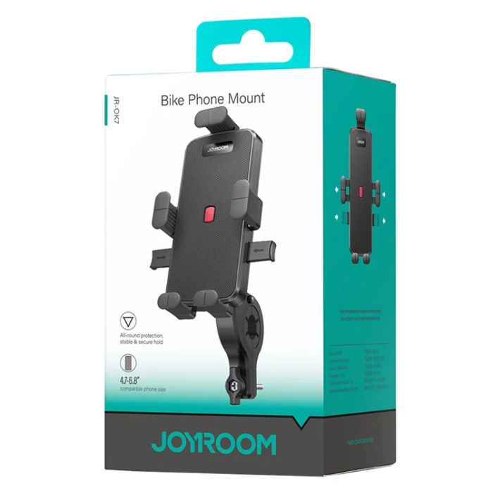 Joyroom - JOYROOM Mobilhållare Cykelstyre Stötsäker JR-OK7 - Svart