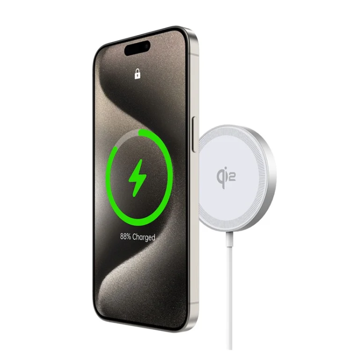 DUZZONA - DUZZONA Qi2 MagSafe Trådlös Laddare iPhone 15W W18
