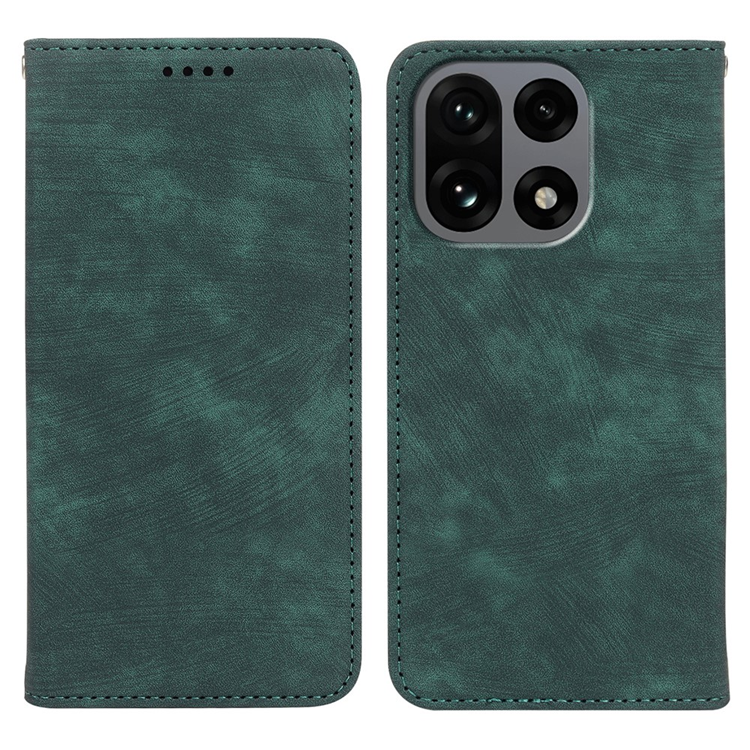 OnePlus 15 Plånboksfodral Strong Striped Läder (Grön) | 2353 | AlltMobil