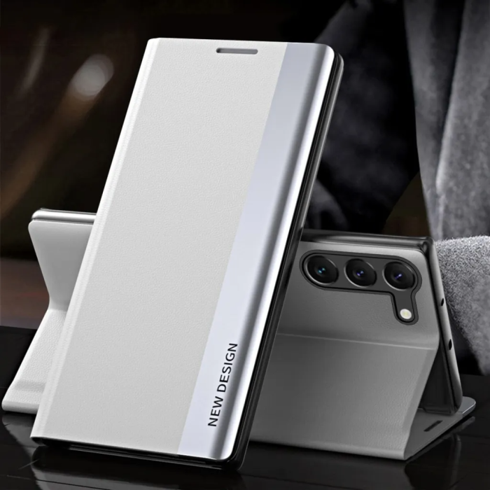 Taltech - Galaxy S23 Flipfoldral - Vit