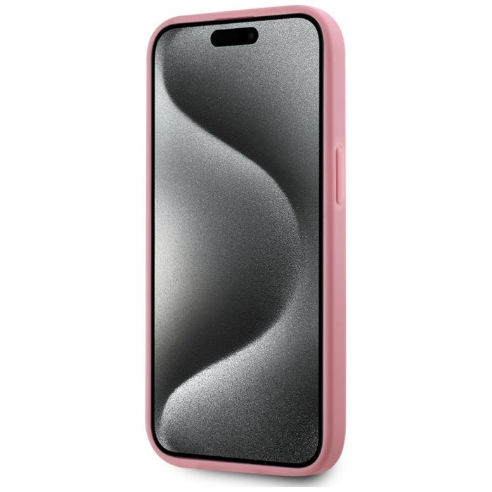 KARL LAGERFELD - Karl Lagerfeld Mobilskal till iPhone 15 MagSafe Wrinkled Metal Signature