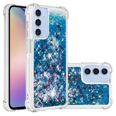 A-One Brand - Galaxy A17/A26 Mobilskal Glitter Quicksand TPU - Blå