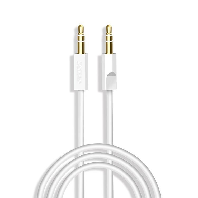 Dudao Stereo AUX 3.5mm Mini Jack Kabel 1m - Vit | 1867 | AlltMobil