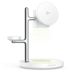 Joyroom - JOYROOM Qi2 Trådlös Laddare iPhone, Apple Watch, Airpods - JR-W23 - Vit