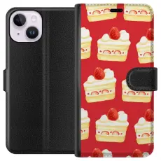 Gustaf - Pl&aring;nboksfodral till Apple iPhone 15 med T&aring;rta