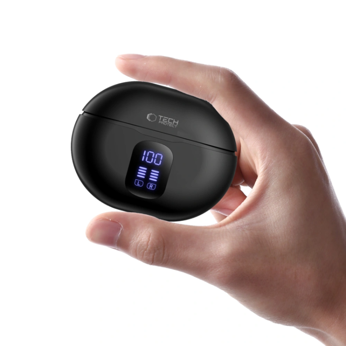 Tech-Protect - Tech-Protect Trådlös Hörlurar In-Ear Ultraboost Pro G2 - Svart