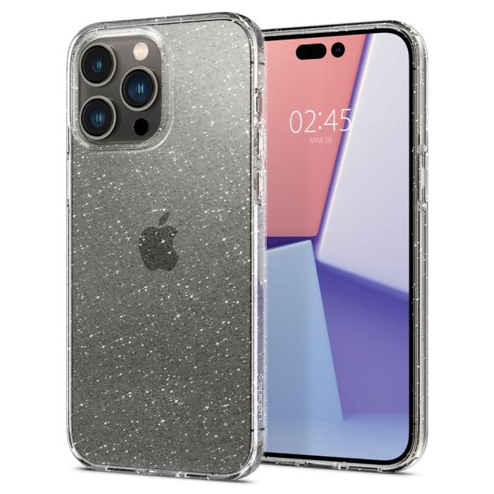 UTGATT - Spigen iPhone 14 Pro Skal Liquid Crystal - Glitter Crystal