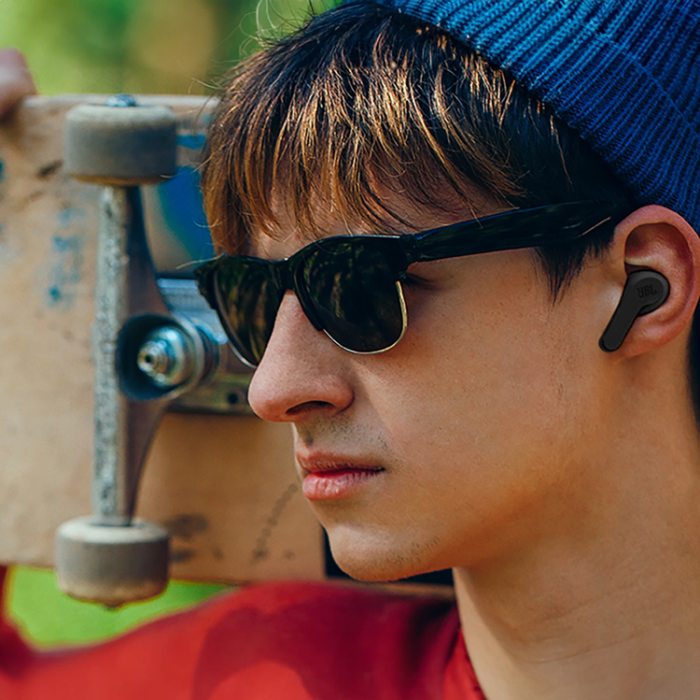 JBL - JBL In-Ear Hörlurar Bluetooth 5.2 IP54 IPX2 Wave Beam - Svart