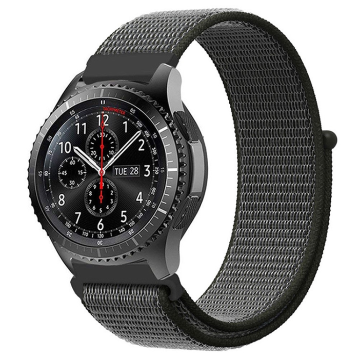 KALEBOL - Kalebol Galaxy Watch 6/6 Classic Armband Nylon Loop - Olive Grön