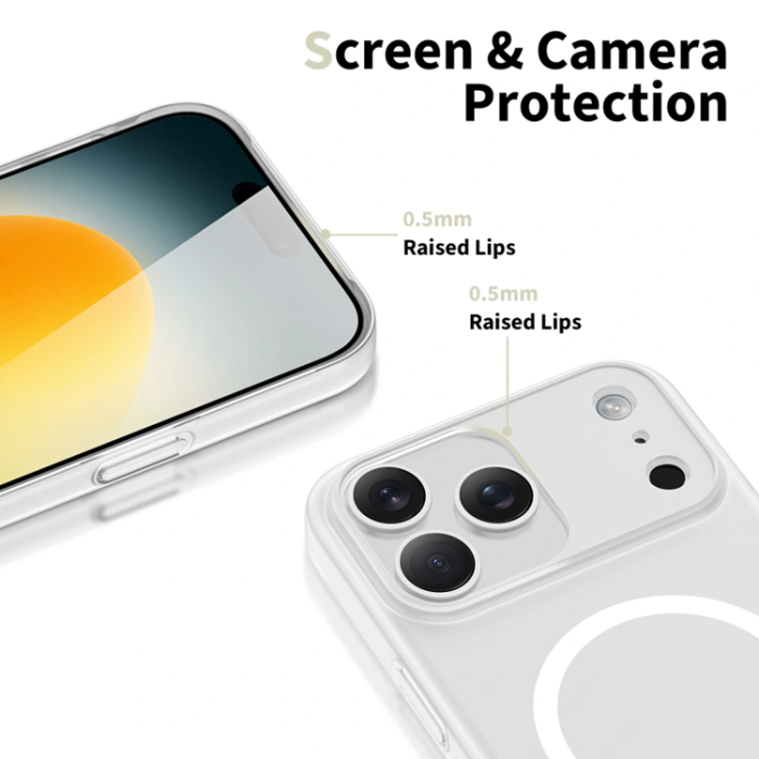 Tech-Protect - Tech-Protect iPhone 17 Pro Mobilskal Magsafe Slim - Matte Vit
