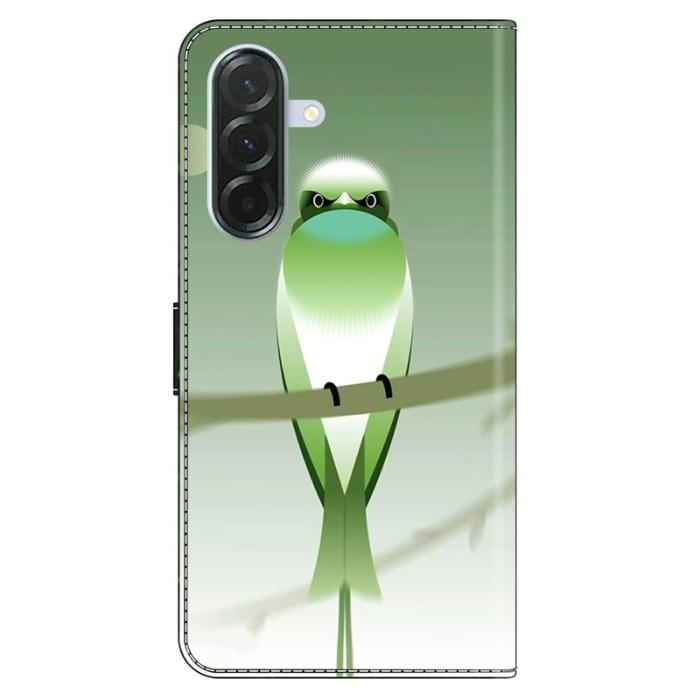 OEM - Samsung Galaxy A37 Plånboksfodral Konstläder Med Ställ - Grön