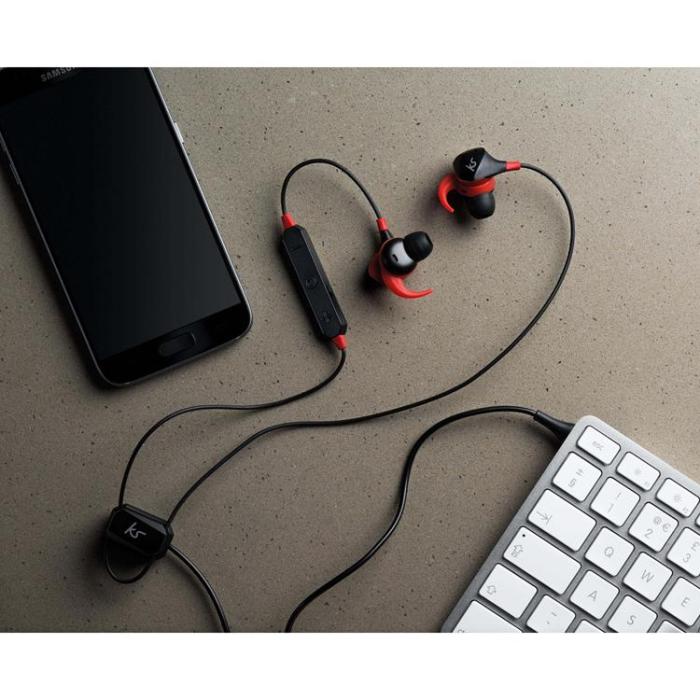 Kitsound - KITSOUND Hörlurar Immerse Active ANC In-Ear Trådlös - Röd