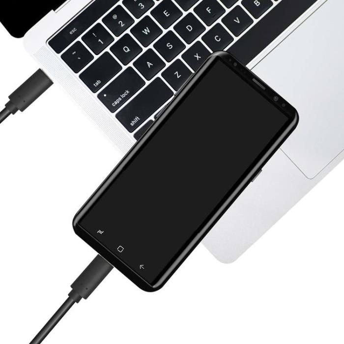 LogiLink - Logilink USB-C till USB-C kabel 0.5m 100W - Svart