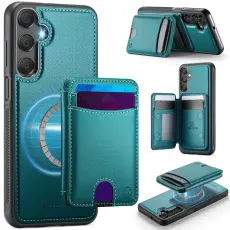 OEM - JEEHOOD Samsung Galaxy A15 5G Mobilskal KonstL&auml;der - Bl&aring;
