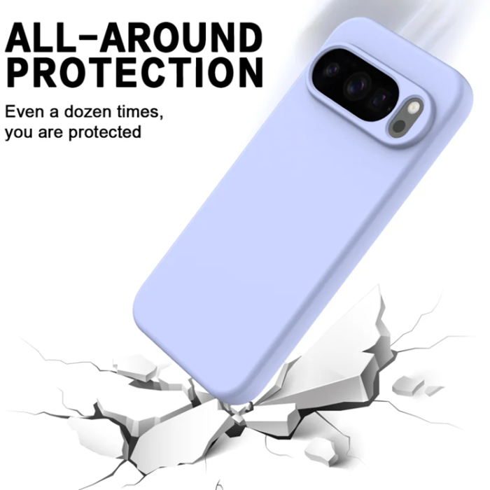 A-One Brand - Google Pixel 10 Pro Mobilskal Liquid Silikon - Lila
