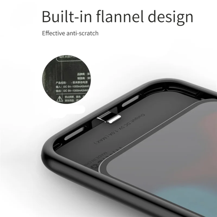 A-One Brand - iPhone 12/12 Pro Batteriskal Magsafe 6500mAh B88 - Svart