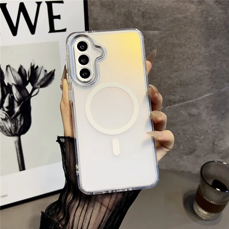 Galaxy A56 5G Mobilskal Magsafe TPU - Vit (Vit) | 2353 | AlltMobil