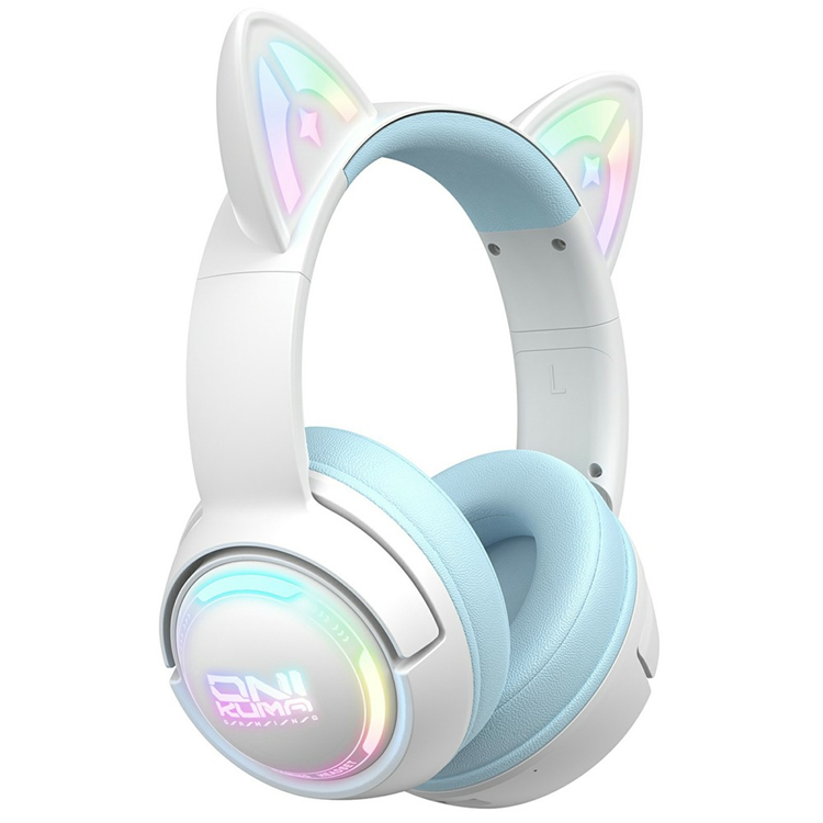 ONIKUMA Over-Ear Trådlösa Hörlurar Bluetooth Cat Ear GT838 (Blå) | 505771 | AlltMobil
