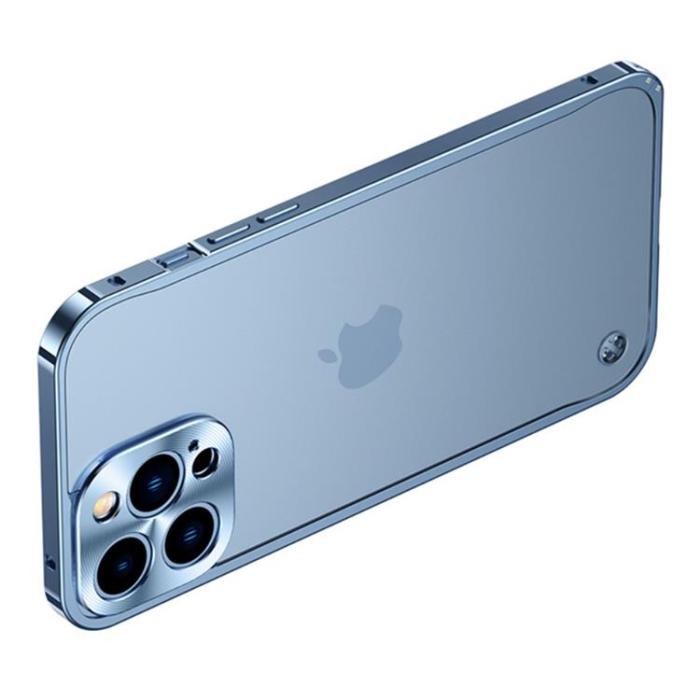 OEM - iPhone 14 Plus Skal Metall Slim - Silver