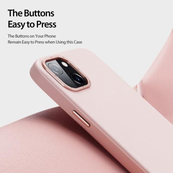 Dux Ducis - Dux Ducis iPhone 14 Skal MagSafe Grit - Rosa