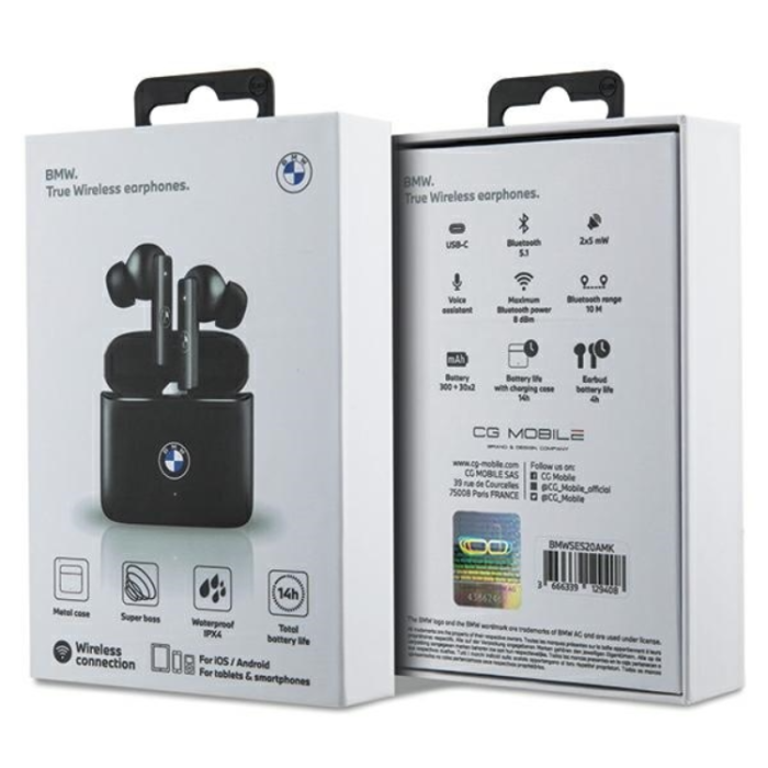 BMW - BMW In-Ear Hörlurar TWS Signature - Svart