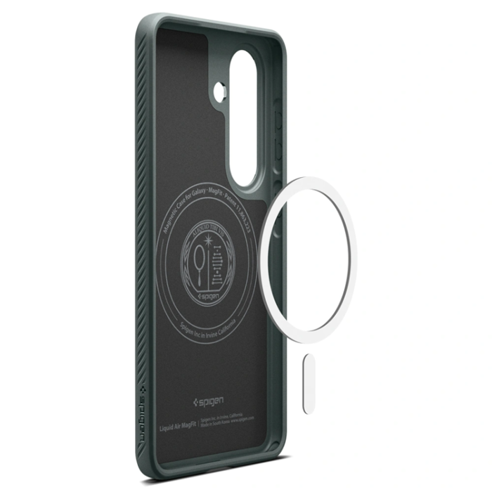 Spigen - Spigen Mobilskal För Galaxy S26 Plus Magsafe Liquid Air - Abyss Grön