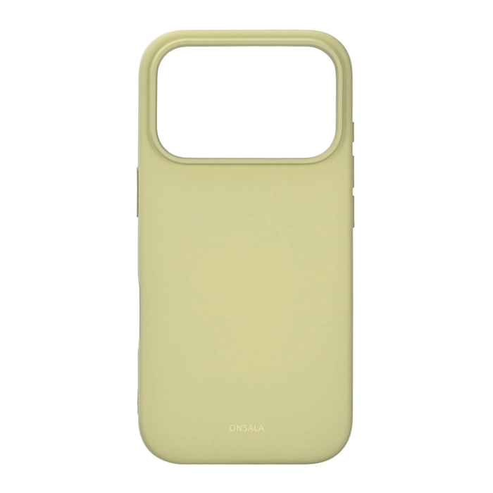 Onsala - ONSALA iPhone 17 Pro Mobilskal med Silikonkänsla - Lime