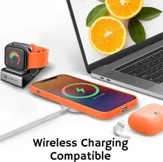 OEM - iPhone 14 Plus Skal Magsafe Silicone Ultra Slim - Orange