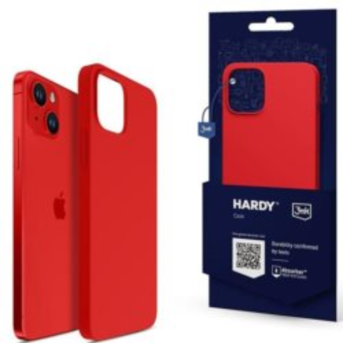 3MK - 3mk iPhone 13/14/15 Mobilskal Magsafe Hardy - Röd