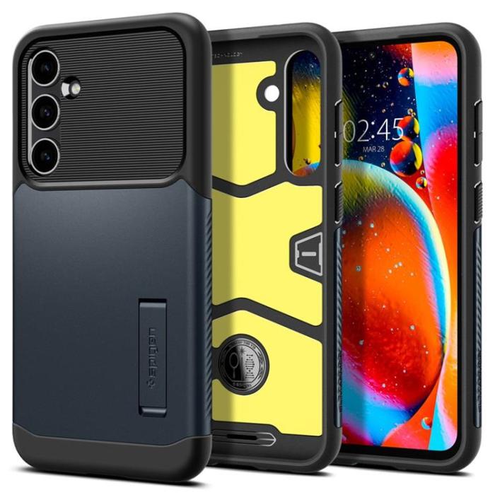 UTGATT - Spigen Galaxy S23 FE Mobilskal Slim Armor - Metal Slate