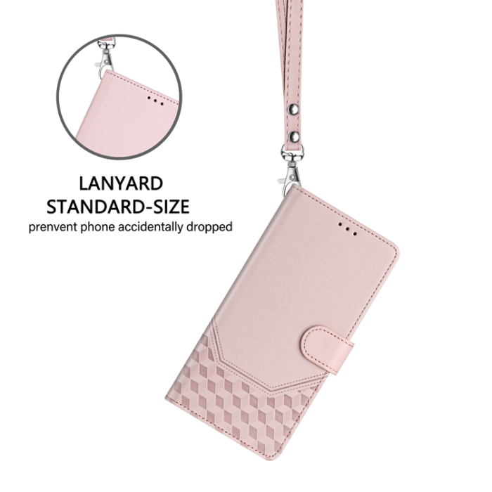 A-One Brand - Nothing Phone (3a) Plånboksfodral Imprinted Honeycomb RFID