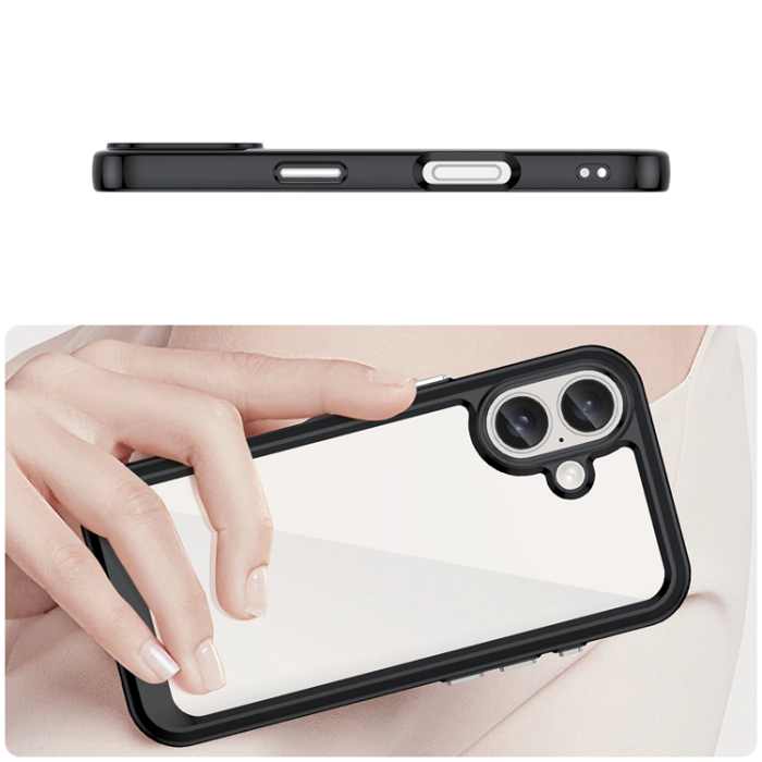 OEM - iPhone 16 Plus Mobilskal Outer Space - Svart