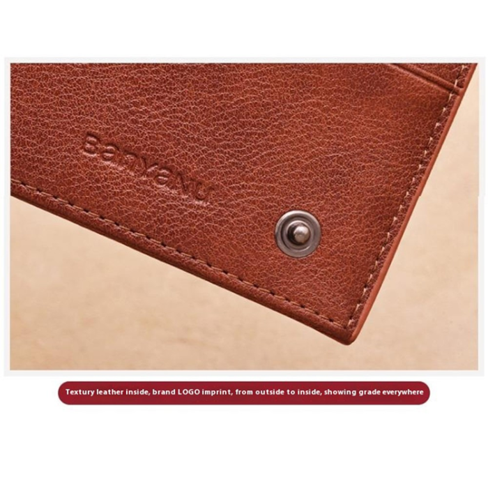 BANYANU - BANYANU Plånbok Väska Vintage Äkta Cow Läder RFID Blocking N2043