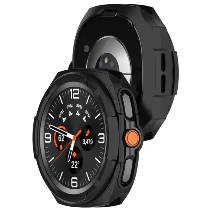 A-One Brand - Galaxy Watch 8 Classic (46mm) Skal Hollow Design - Svart