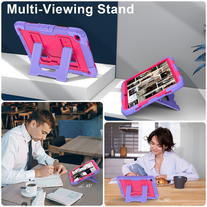 A-One Brand - Galaxy Tab A9 Plus Skal Kickstand Med Rem Anti Drop
